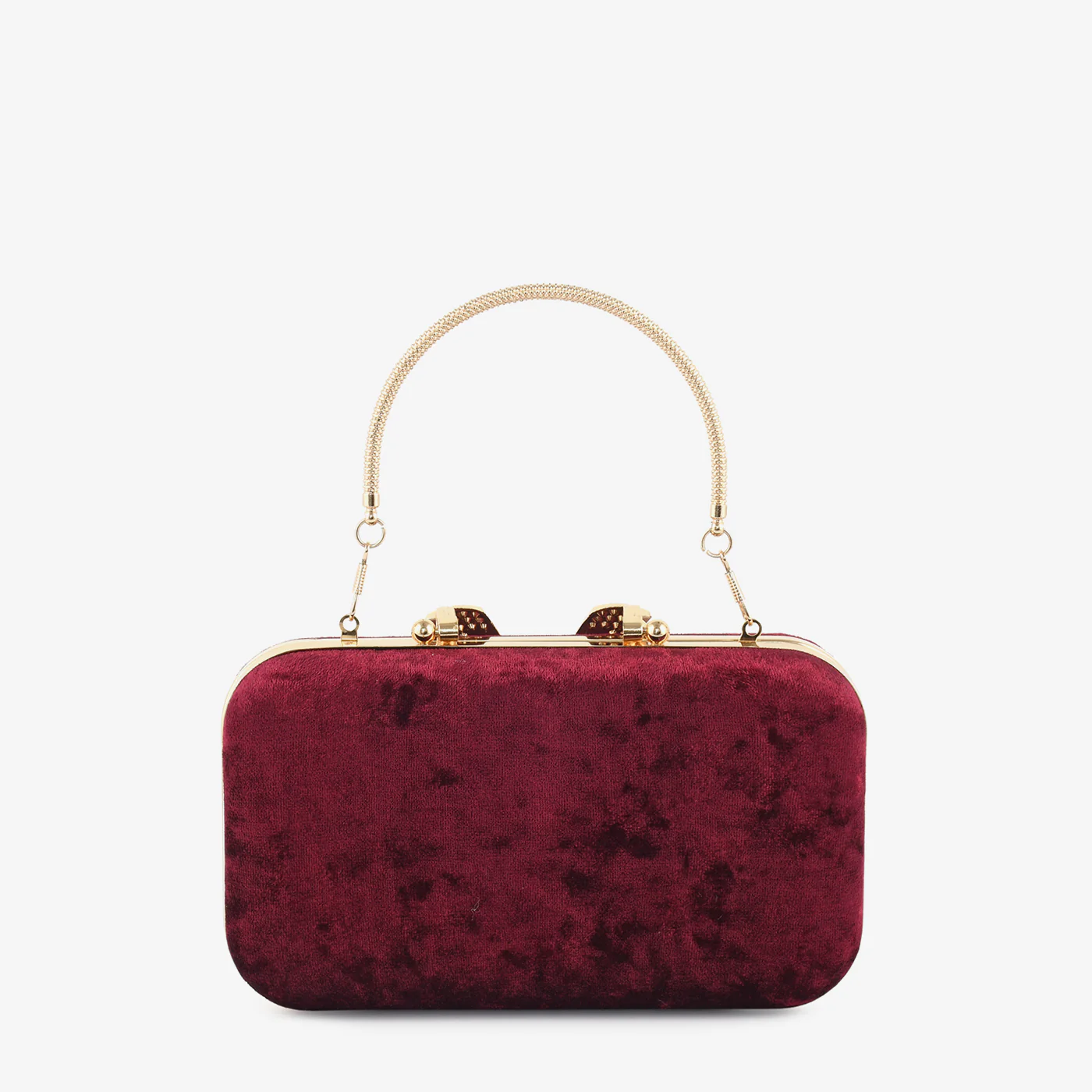 Velour V Glam Clutch - Image 8