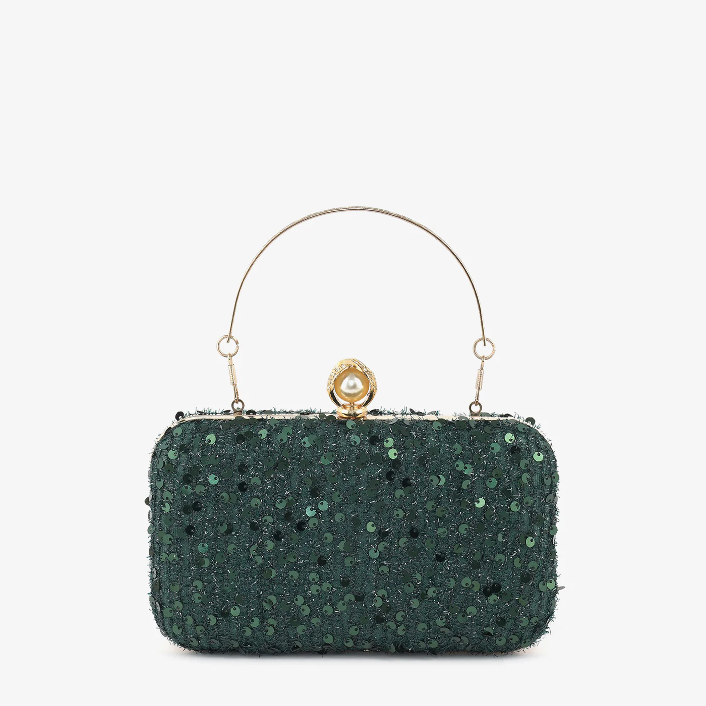 Emerald Shimmer Clutch - Image 2
