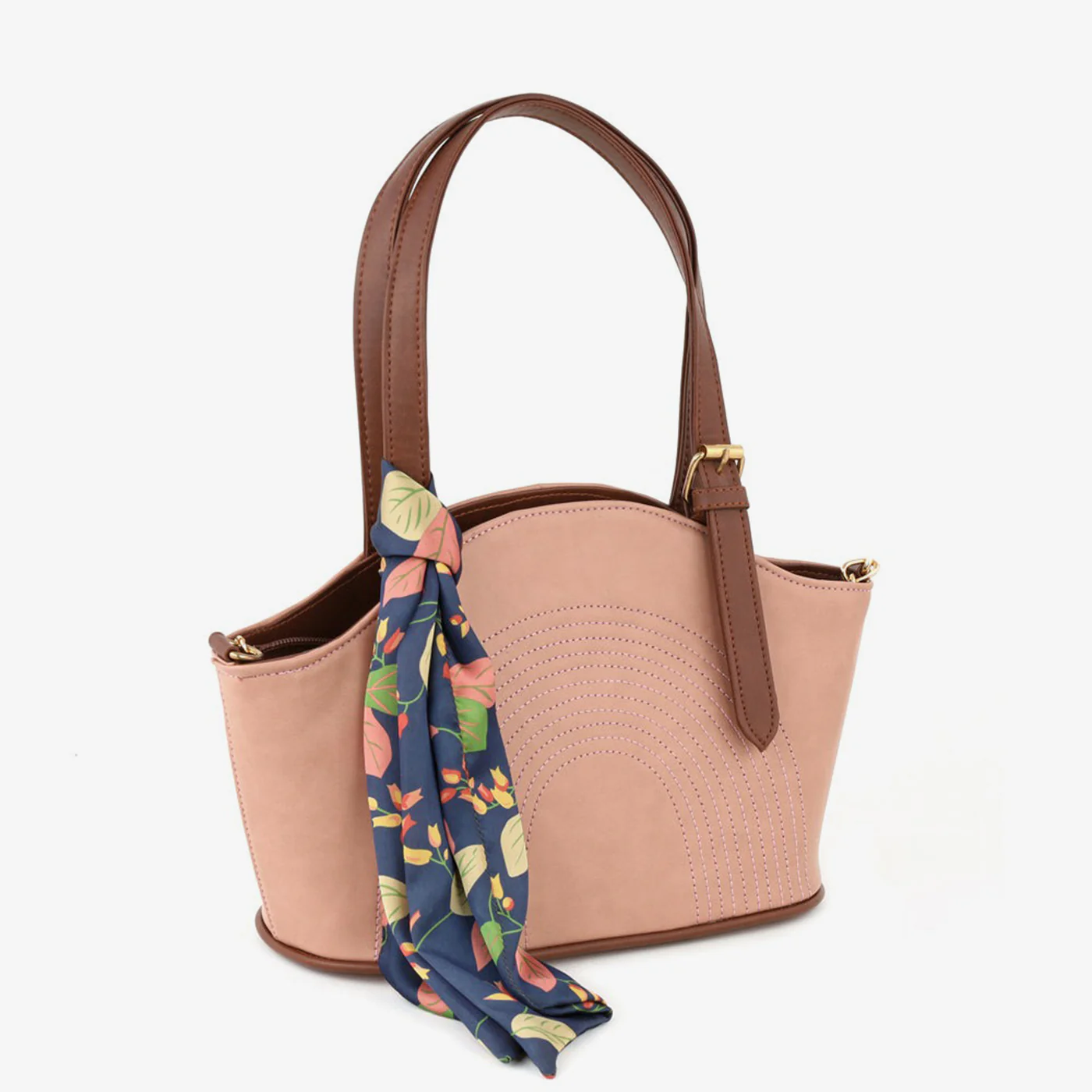 Printed Scraf Shoulder Bag - Image 6