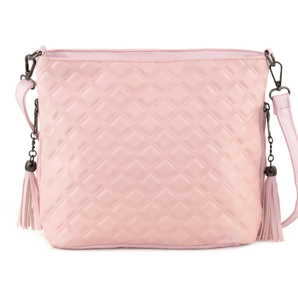 Embossed Luxe Shoulder Bag - Image 9