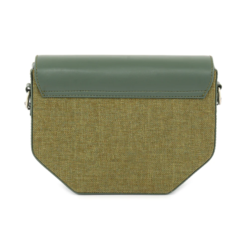 Eco Jute Chain Shoulder Bag - Image 2