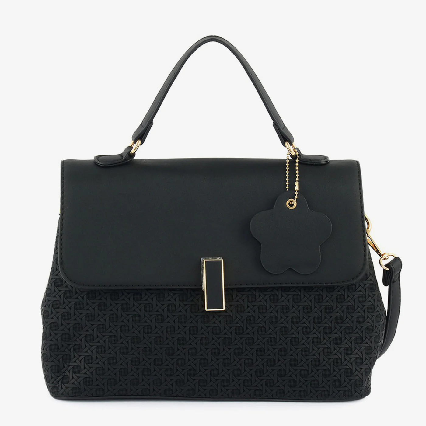 Luxe Texture Shoulder Bag - Image 4