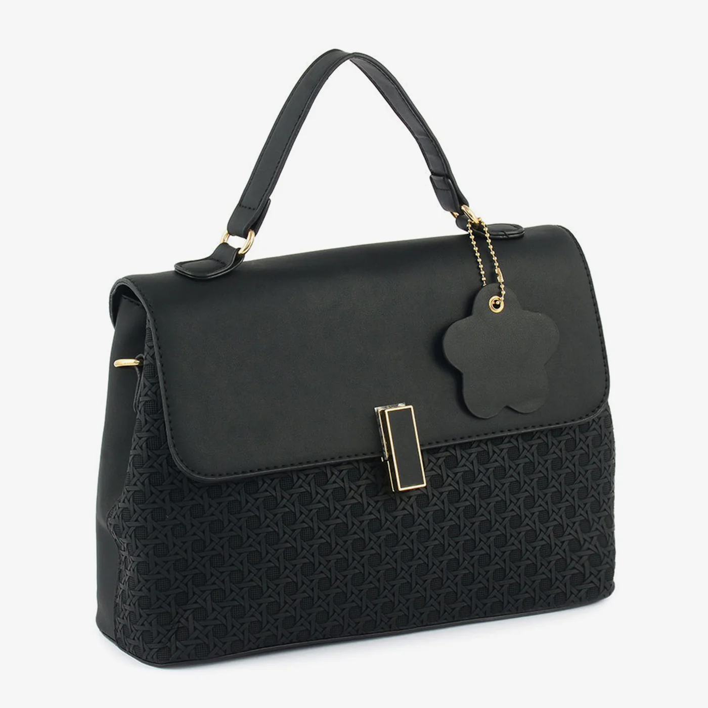Luxe Texture Shoulder Bag - Image 6