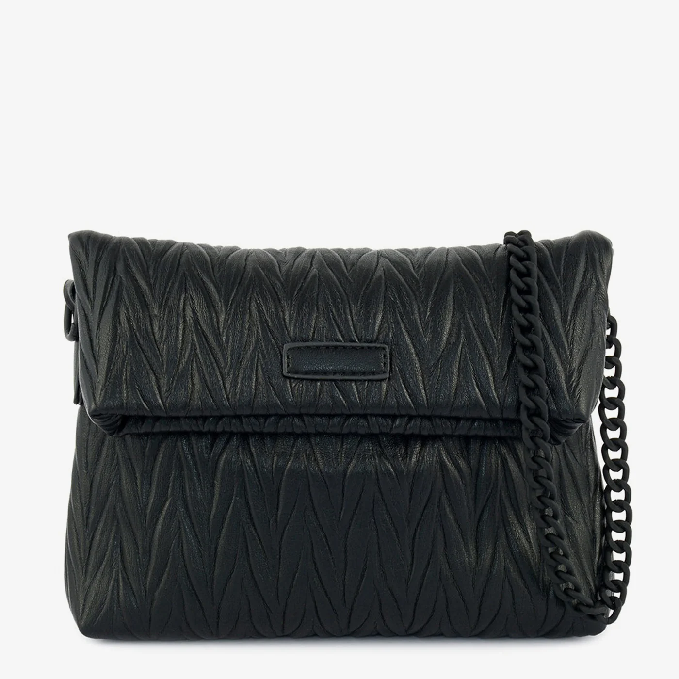 Glossy Texture Shoulder Bag