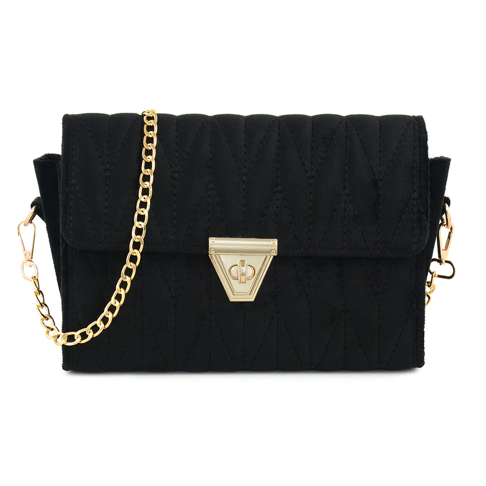 Silky Velvet Shoulder Bag