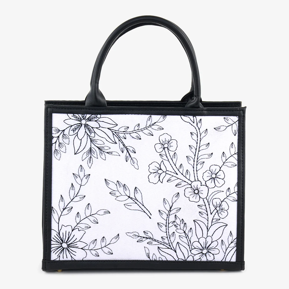 Embroidered Charm Shoulder Bag - Image 10
