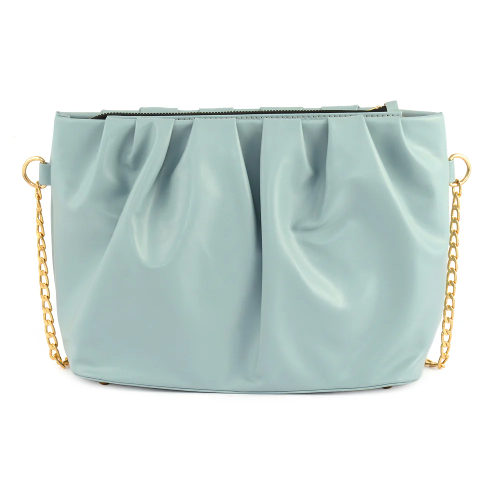 Luxe Chain Zip Shoulder Bag - Image 5
