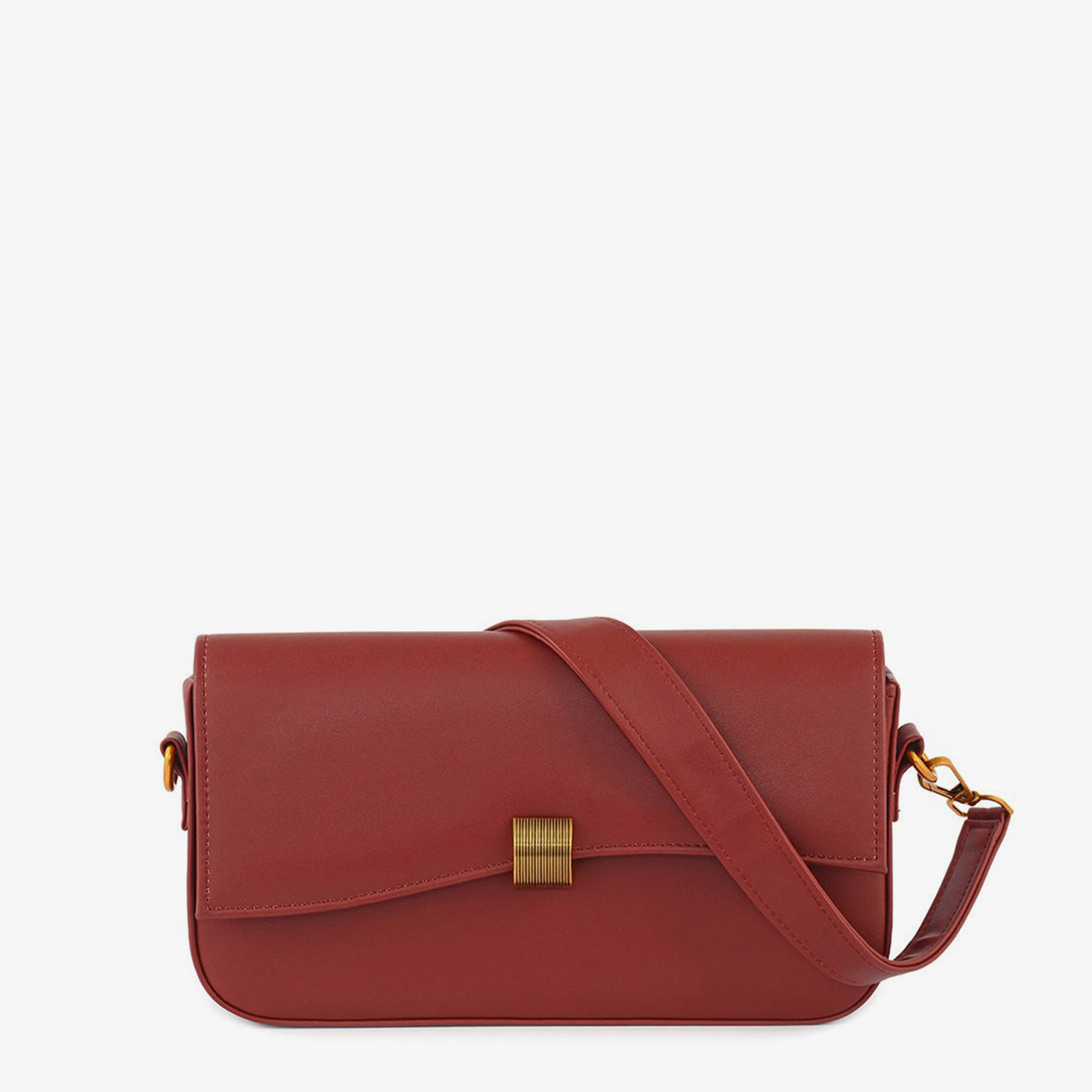Stylish Buckle Shoulder Bag - Image 4