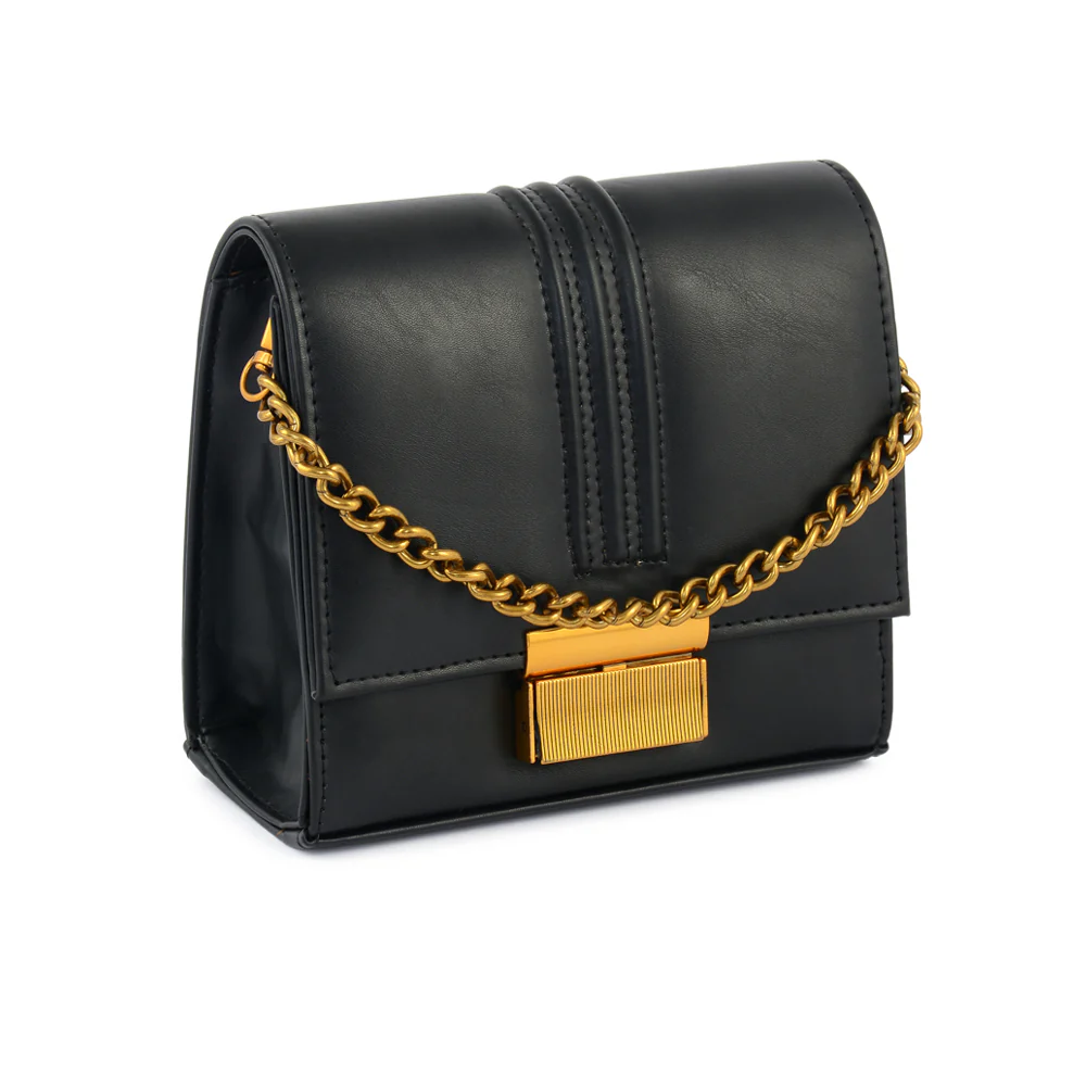 Contemporary Buckle Shoulder Bag - Image 3