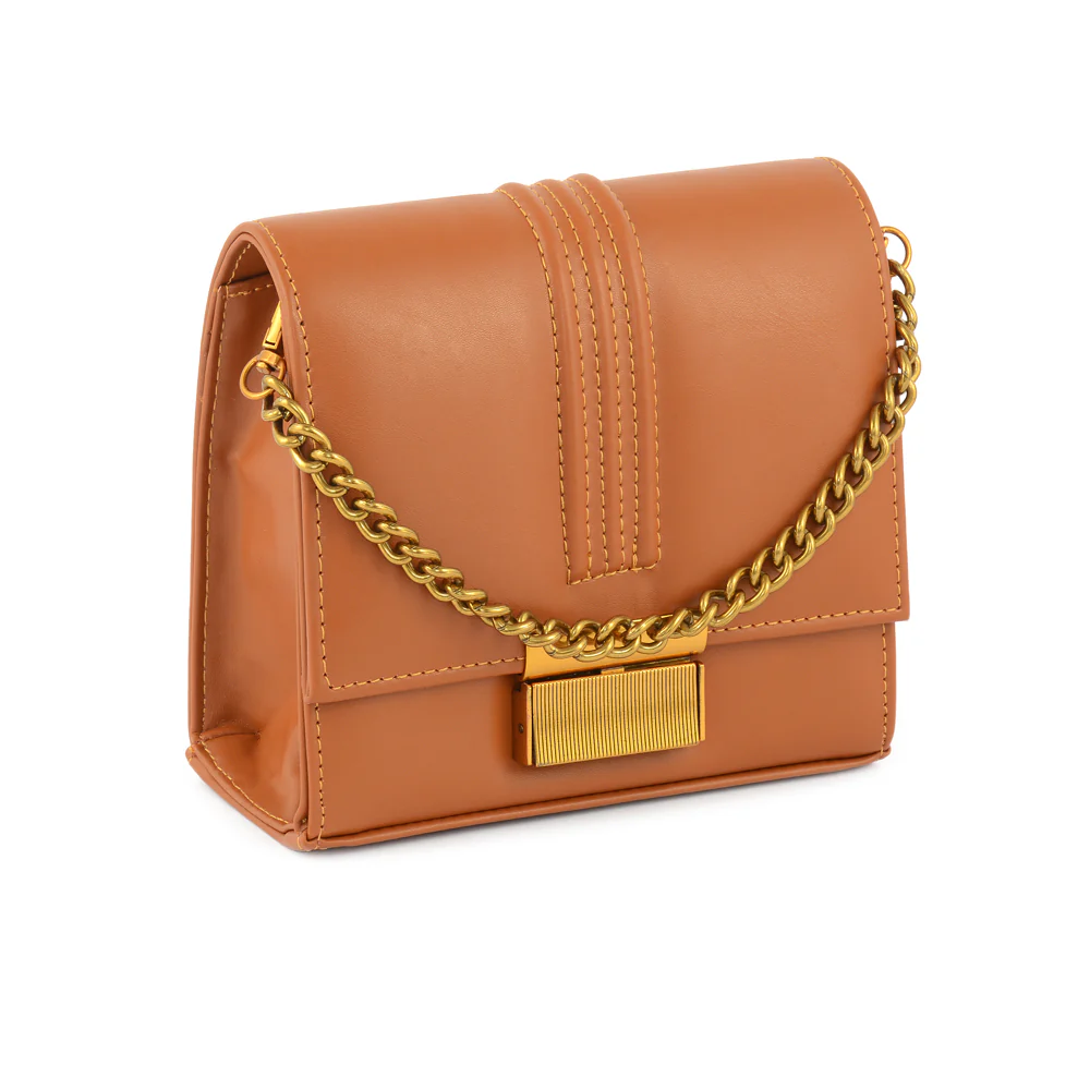 Contemporary Buckle Shoulder Bag - Image 6