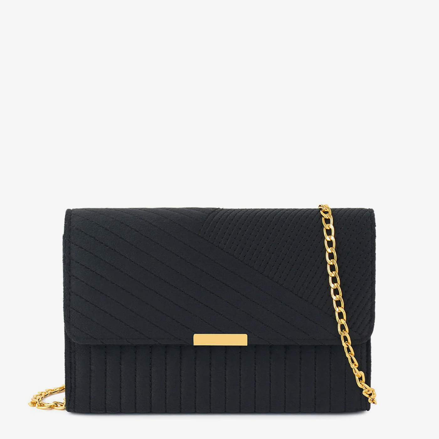 Panelled Chain Bag