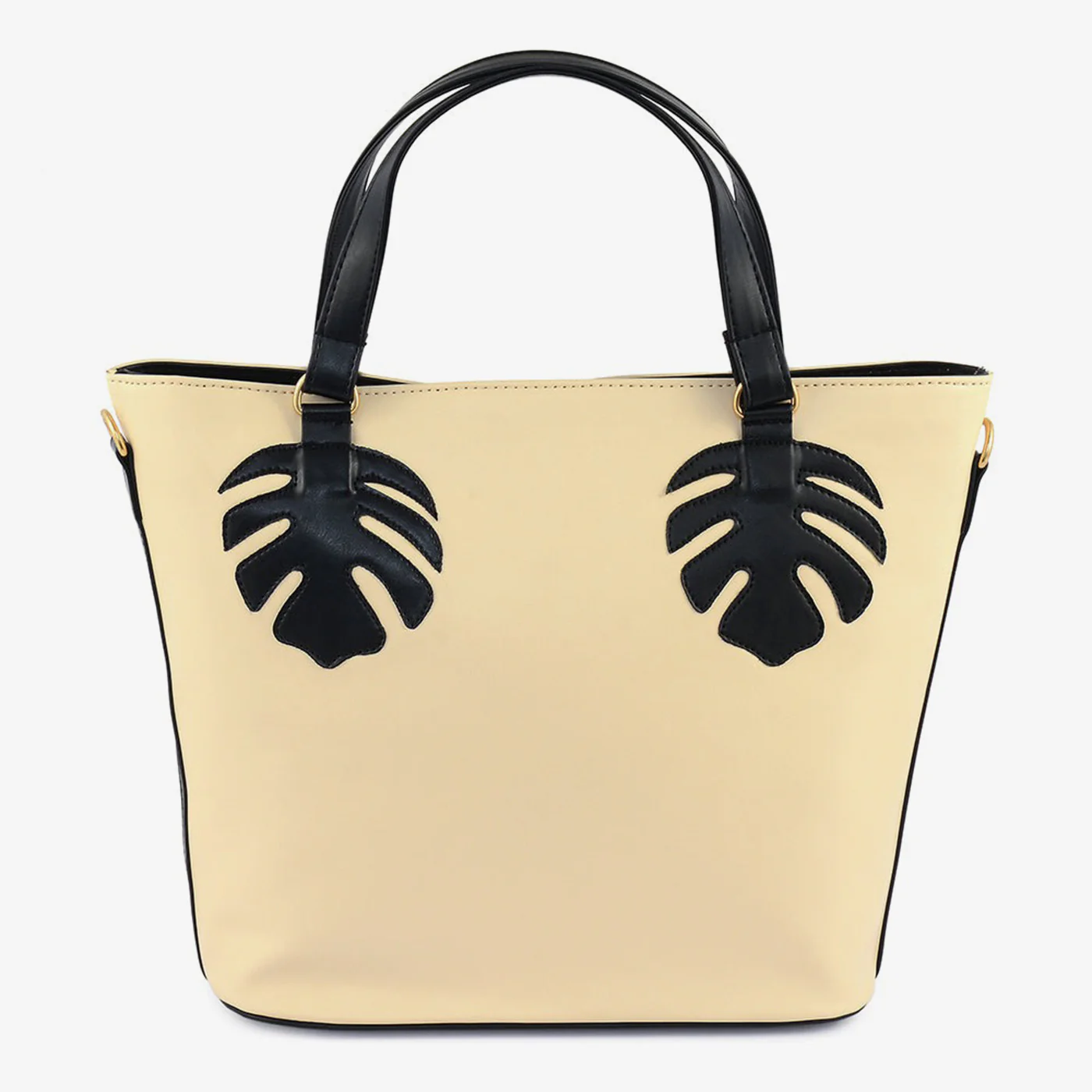 Leaf Appliqué Tote - Image 2