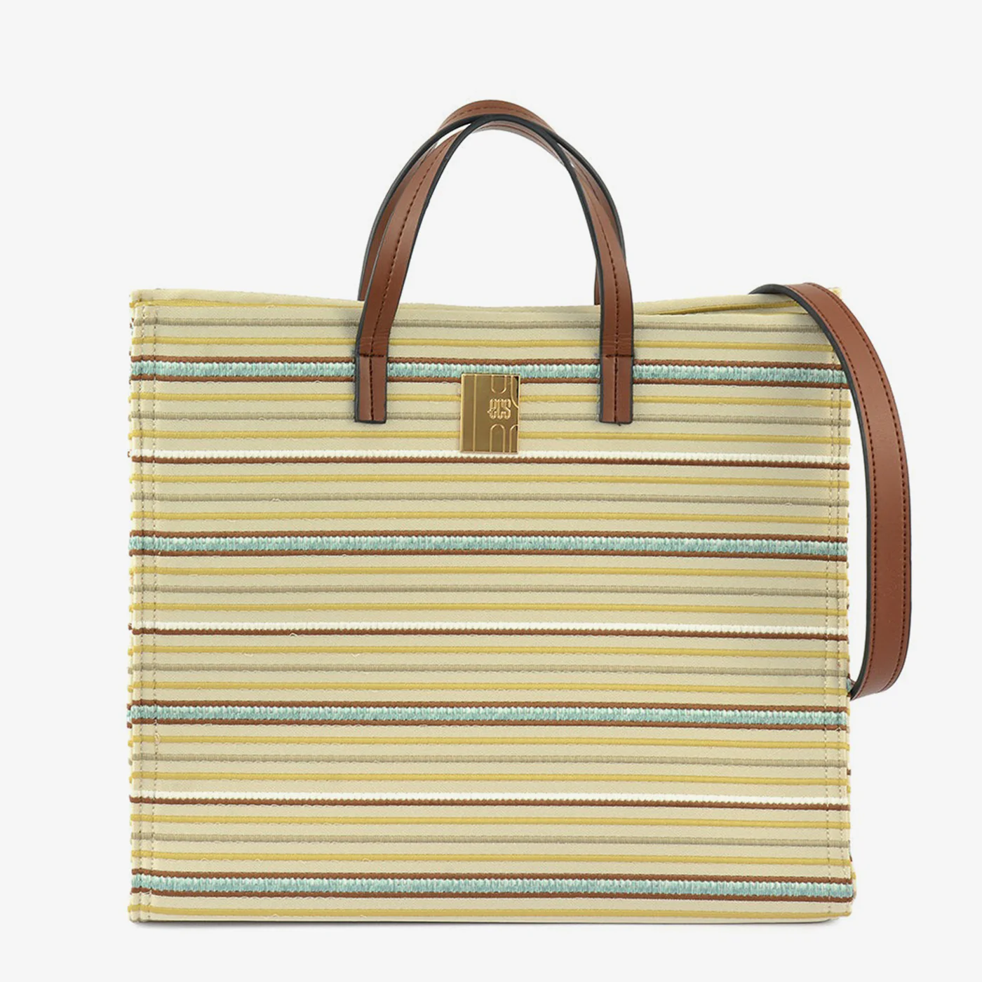 Striped City Tote