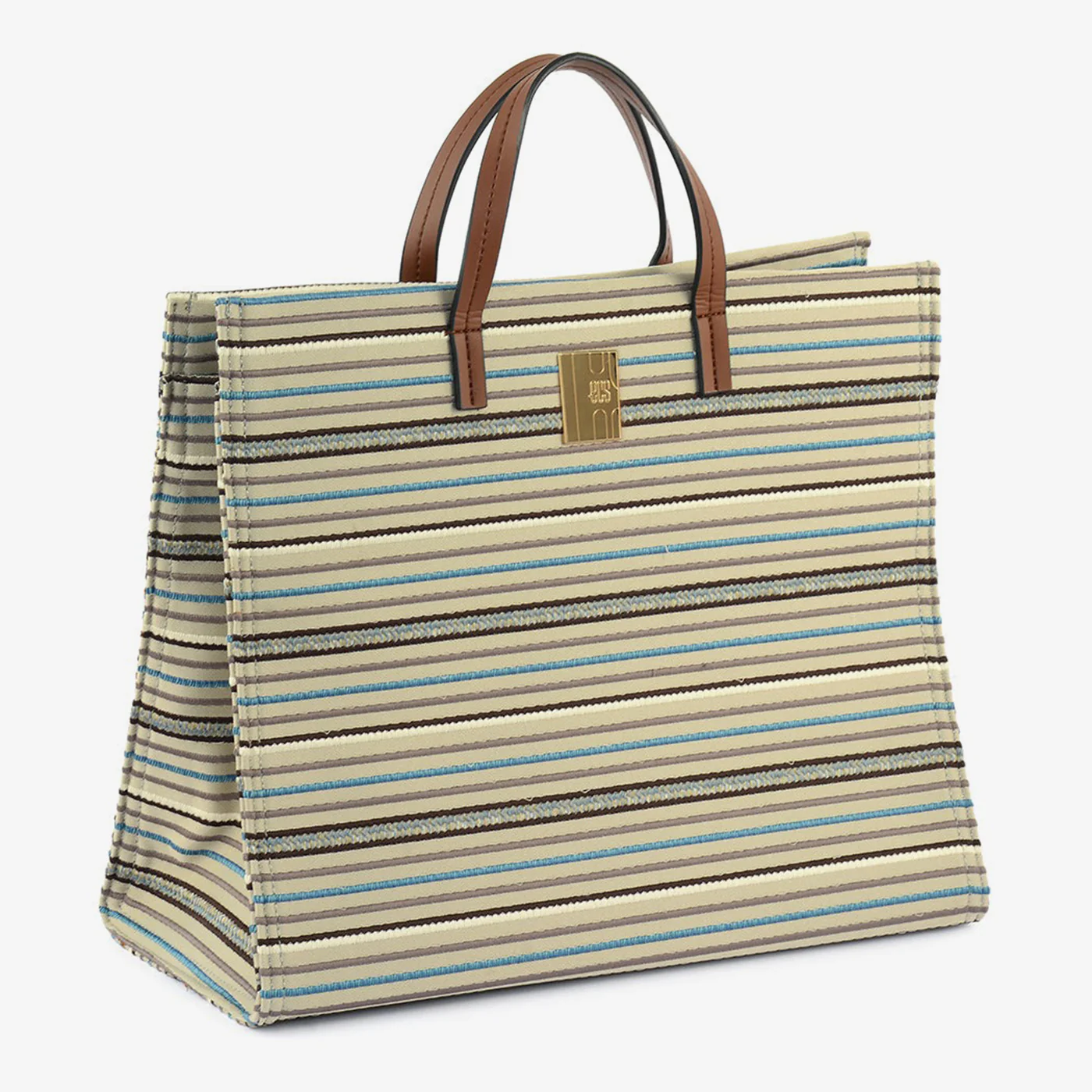 Striped City Tote - Image 6