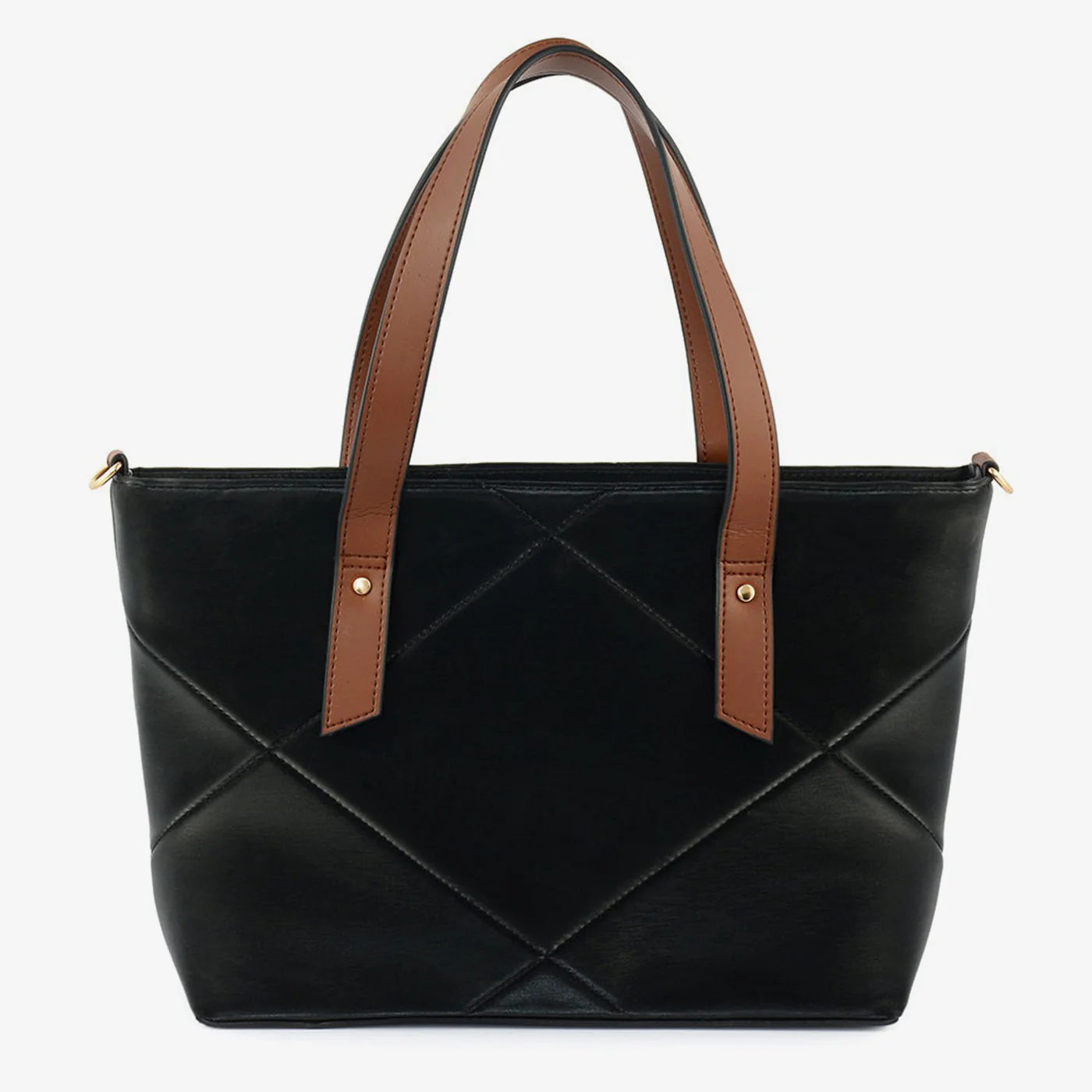 Diamond Stitch Tote - Image 2