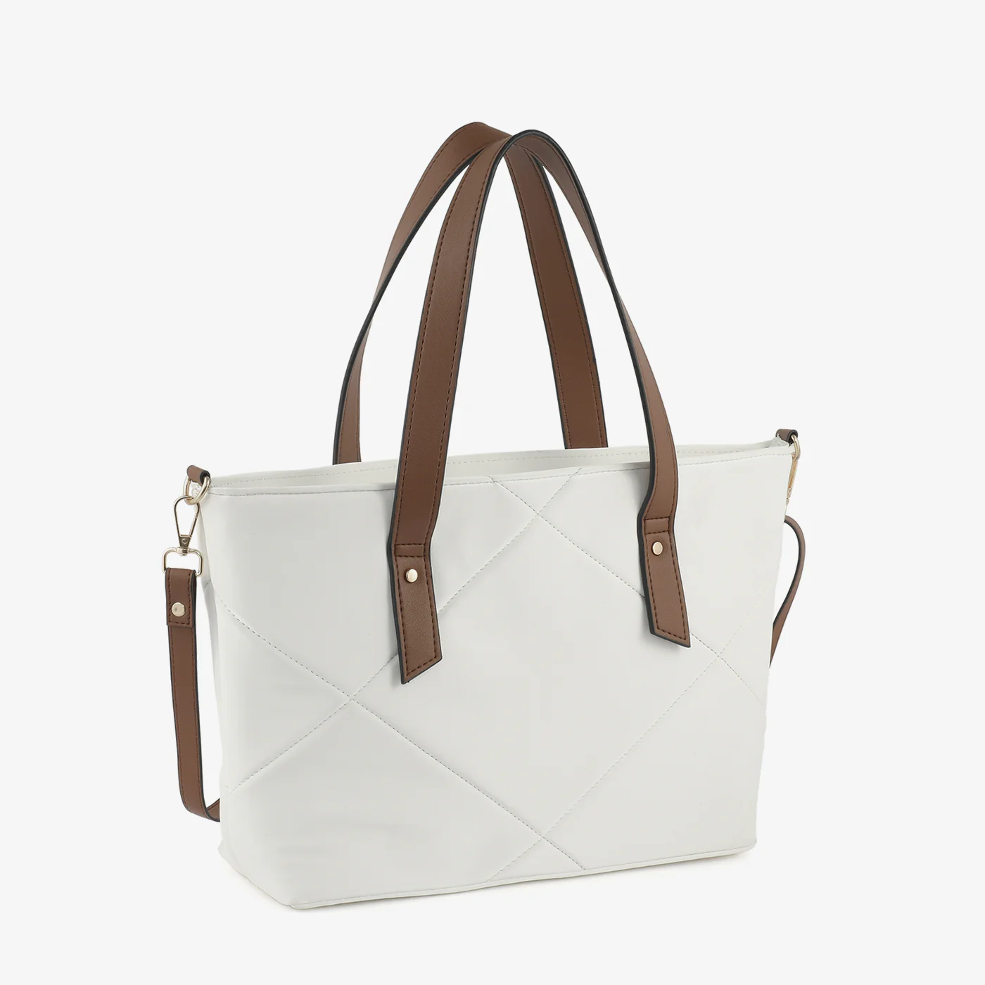 Diamond Stitch Tote - Image 6