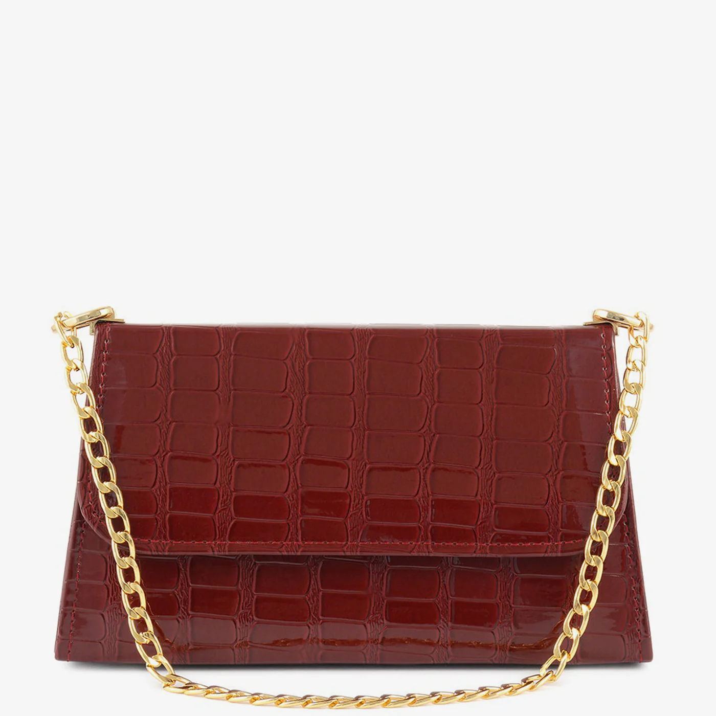 Embossed Chain Bag - Image 7