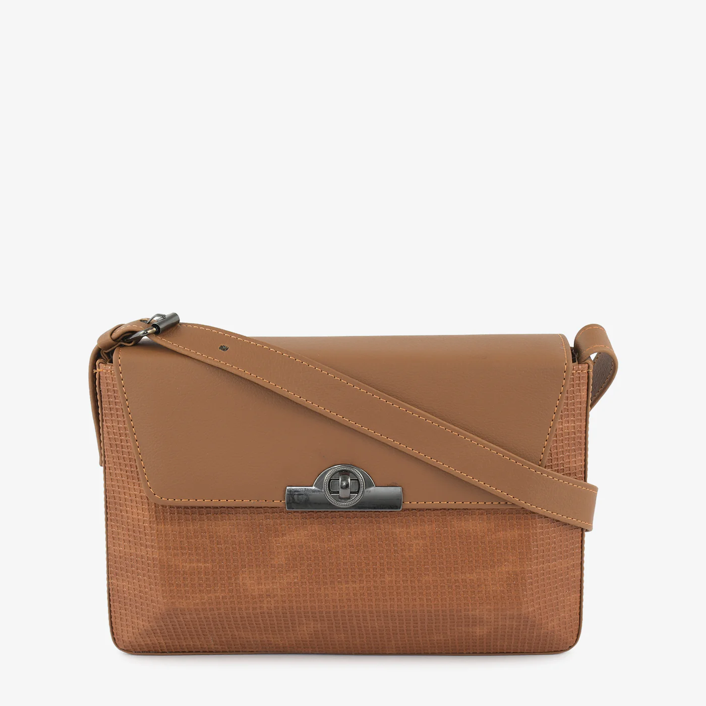 Textured Elegance Shoulder Bag - Image 4