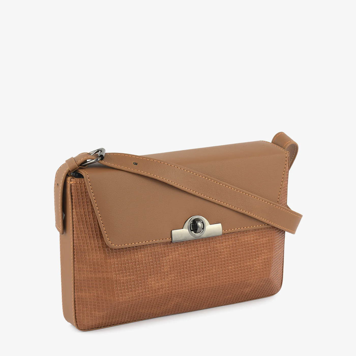 Textured Elegance Shoulder Bag - Image 6