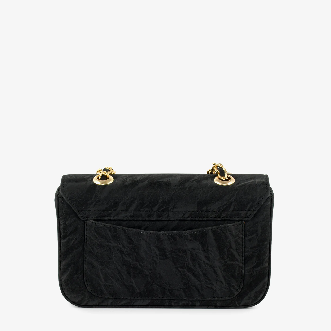Black Quilted Shoulder Bag - Image 2