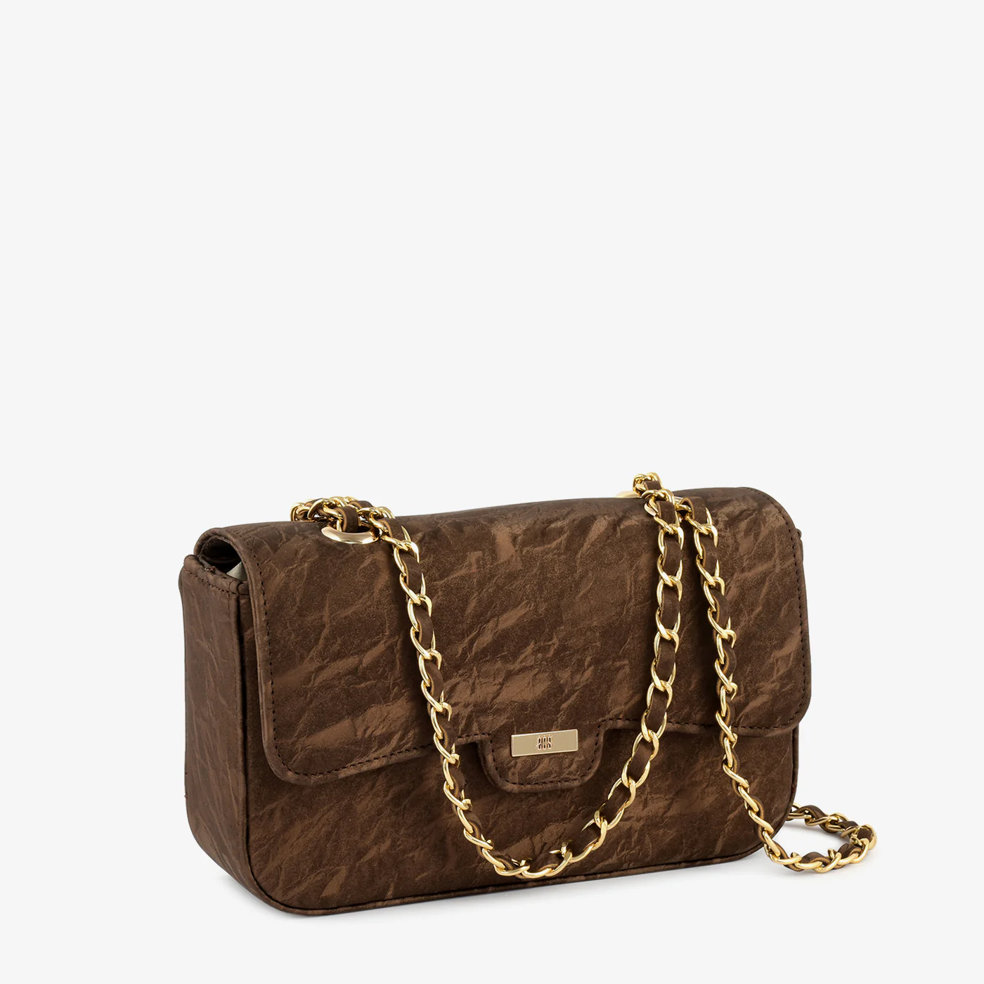 Black Quilted Shoulder Bag - Image 7
