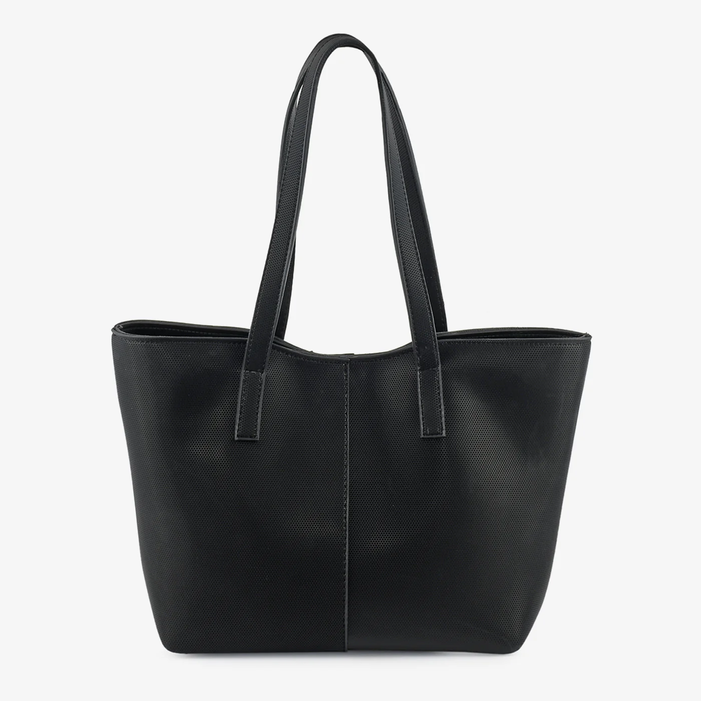 Minimalist Black Tote Bag - Image 4