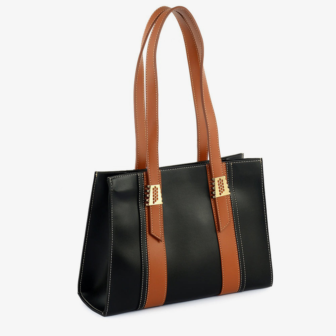 Structured Noir Tote - Image 3