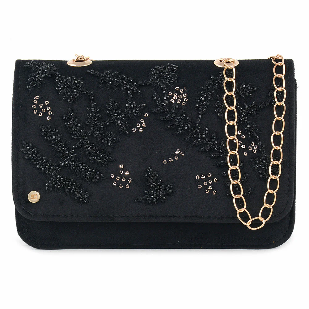 Luxe Embellished Shoulder Bag - Image 4
