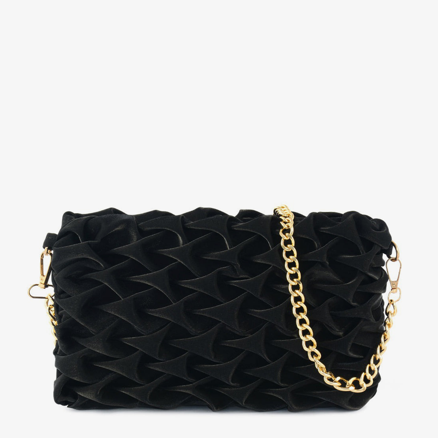 Textured Chain Clutch