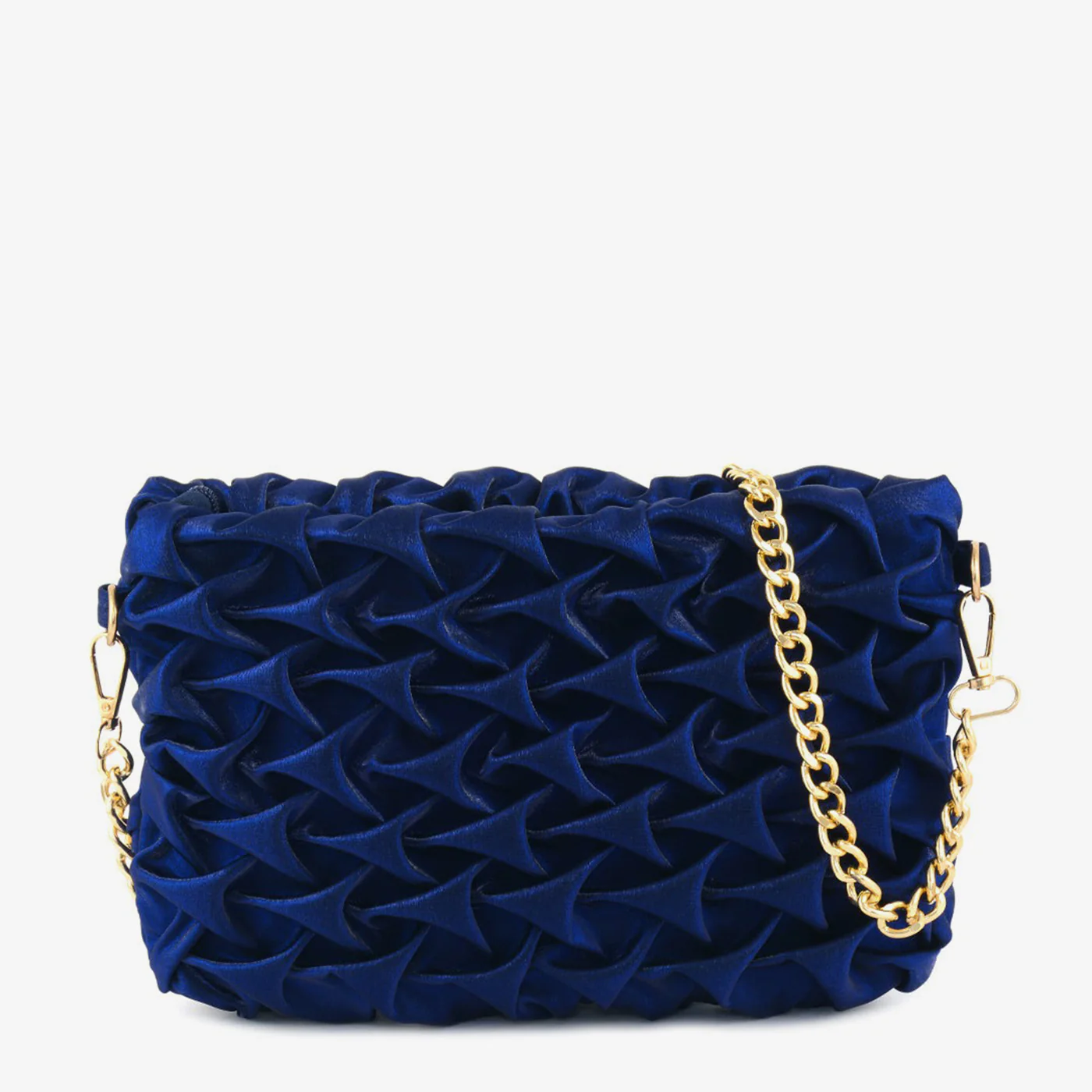 Textured Chain Clutch - Image 4