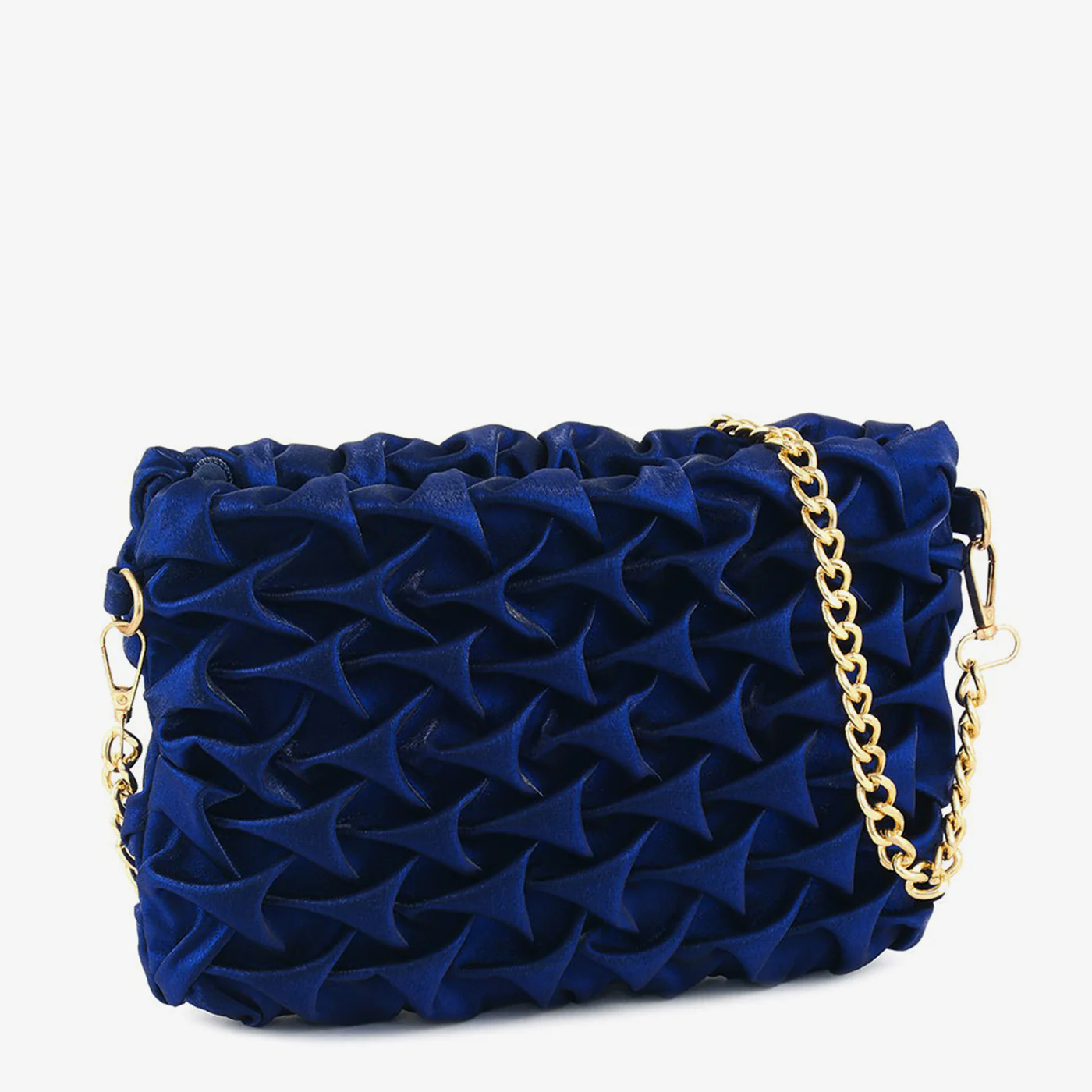 Textured Chain Clutch - Image 6