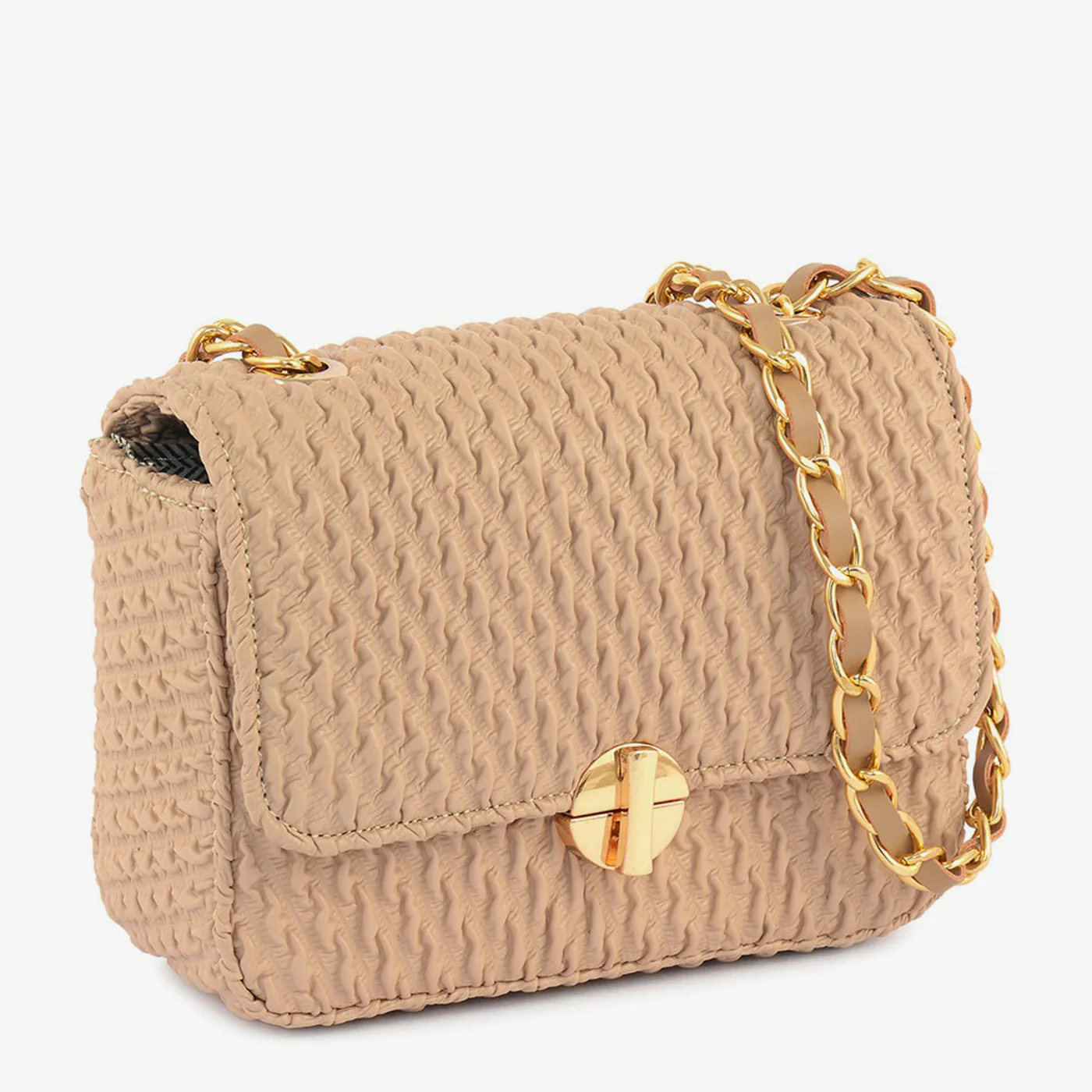 Woven Noir Shoulder Bag - Image 3