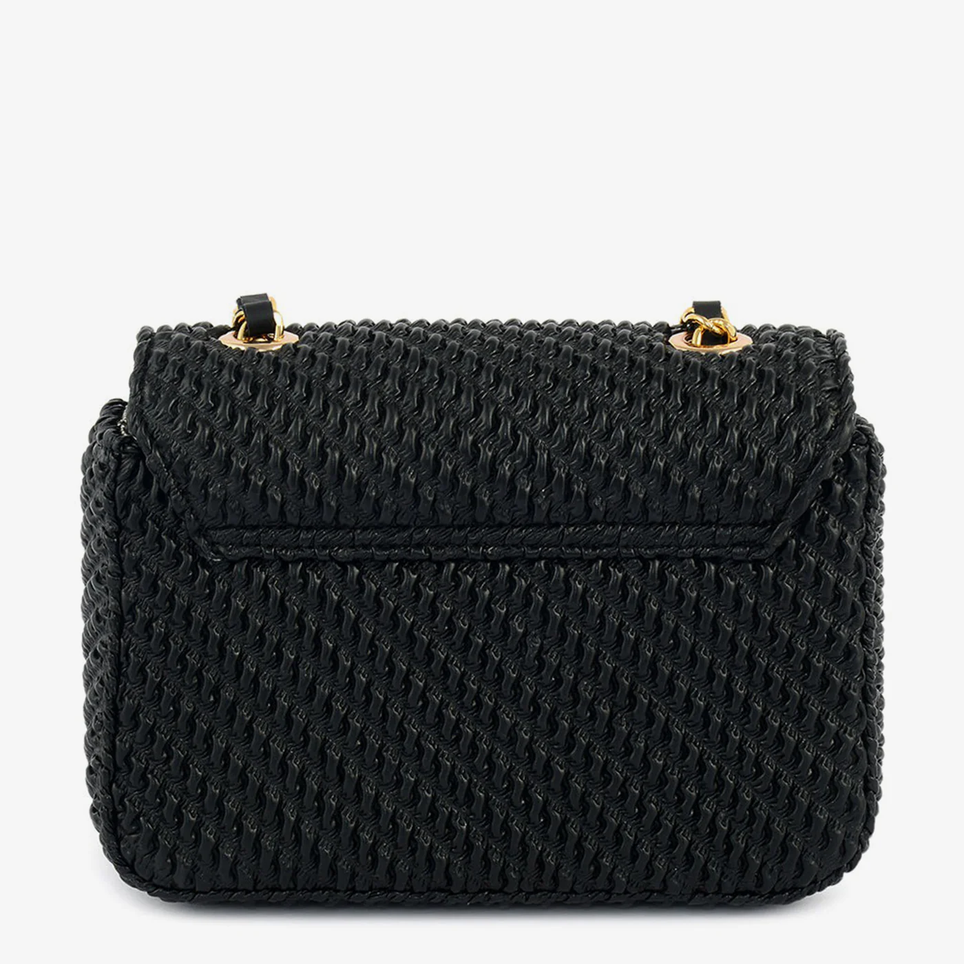 Woven Noir Shoulder Bag - Image 5