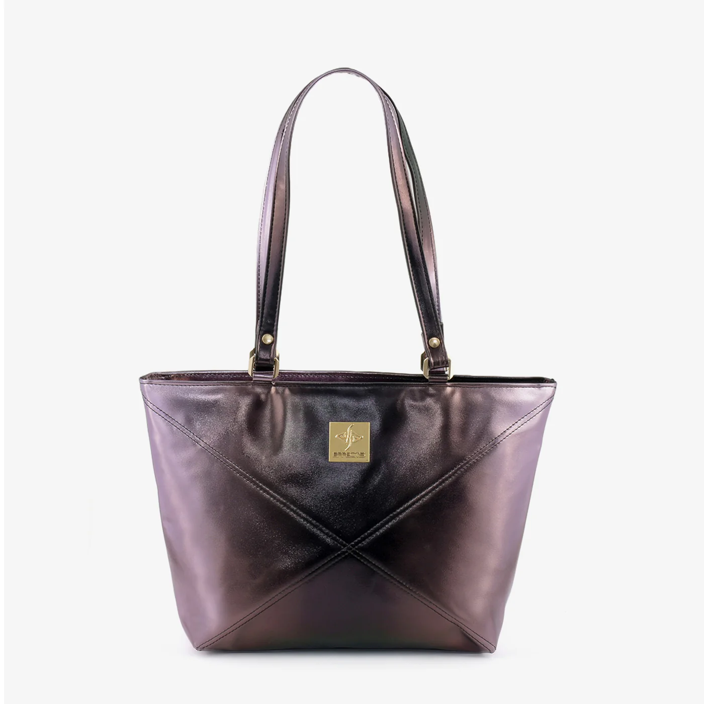 Geometric Gleam Tote