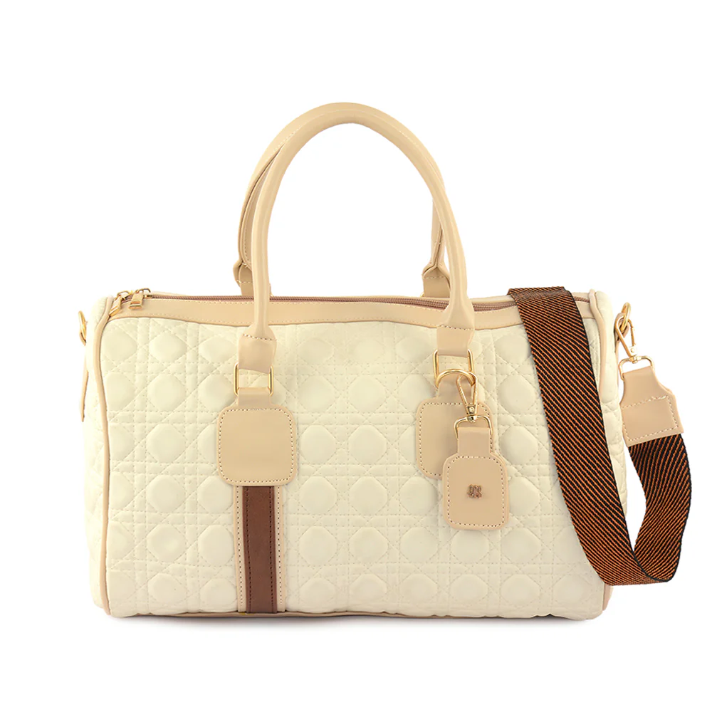 Quilted Barrel Bag