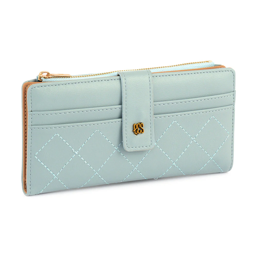 Embroidered Dual Compartment Wallet - Image 3