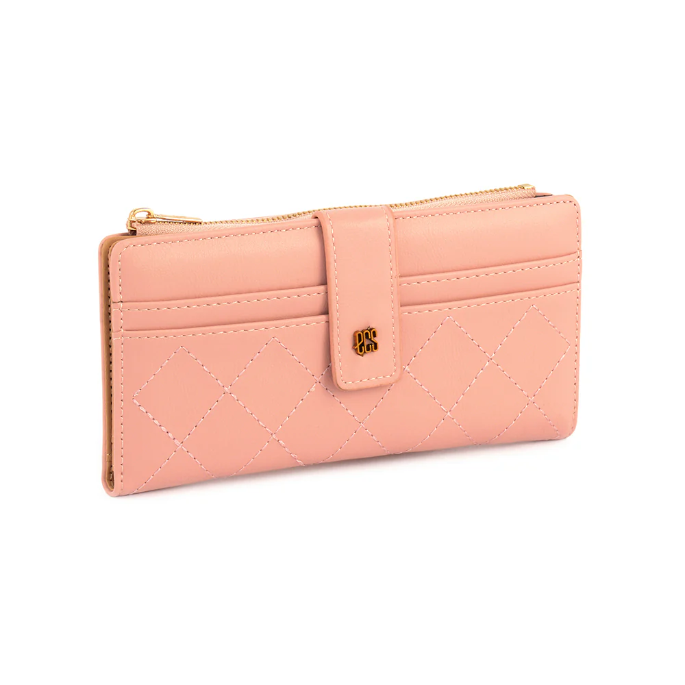 Embroidered Dual Compartment Wallet - Image 9