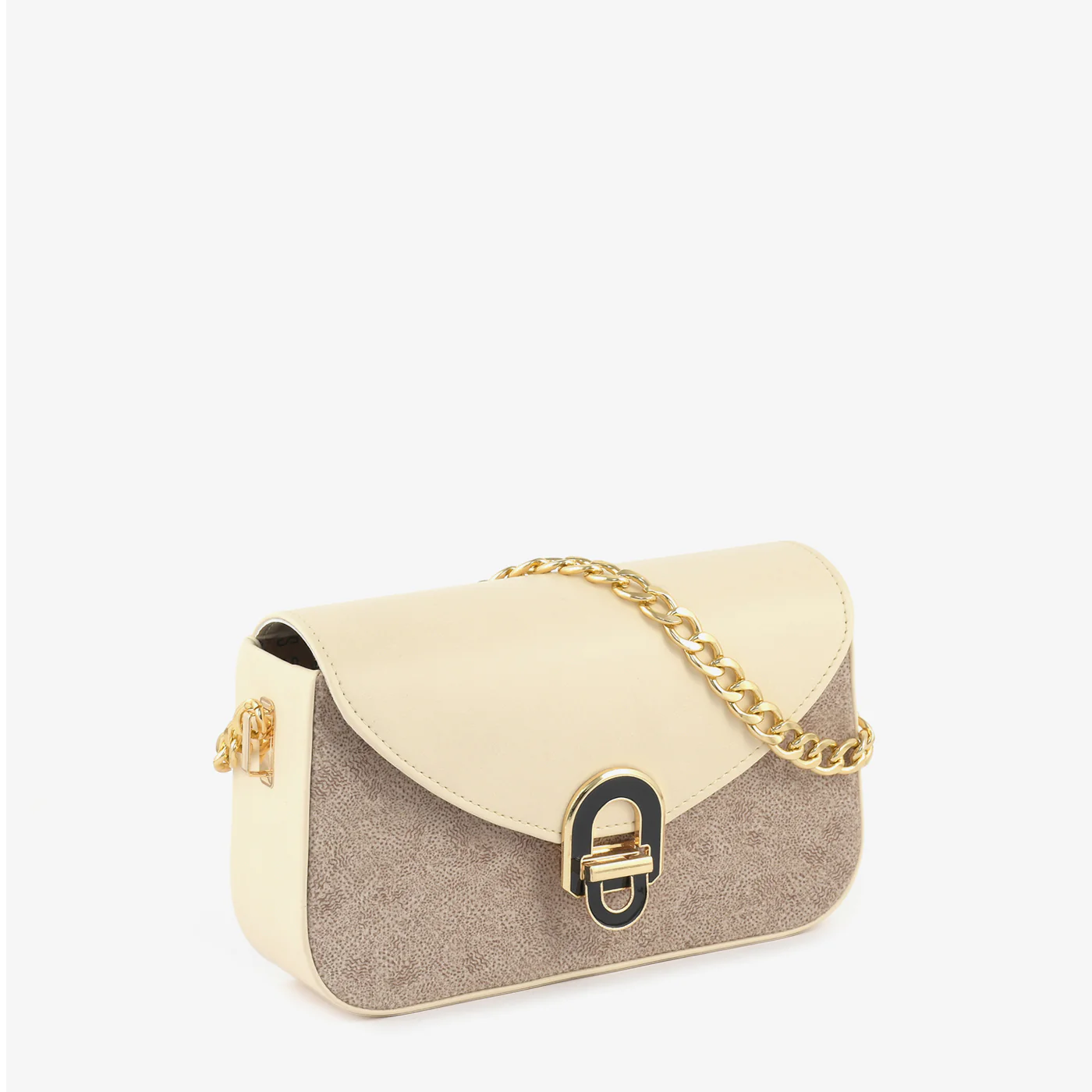 Earthy Contrast Chain Bag - Image 3