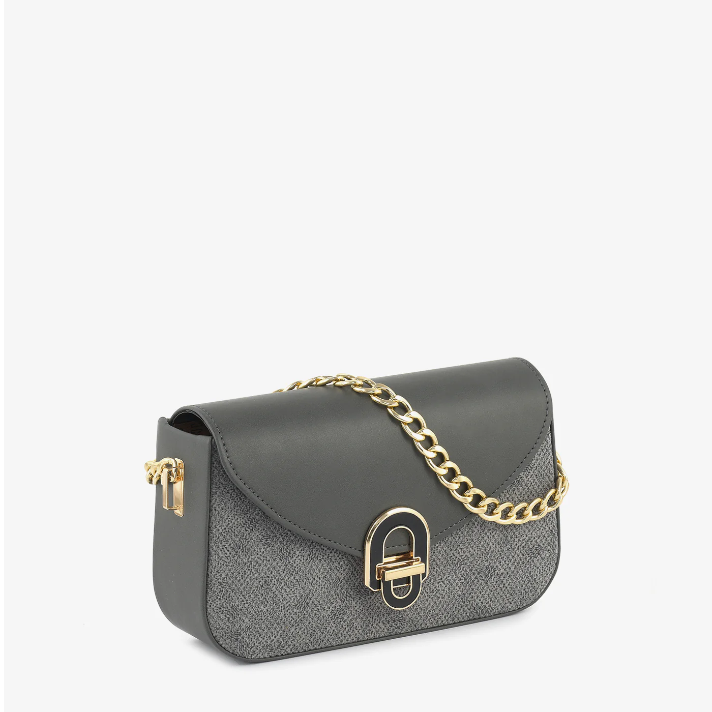 Earthy Contrast Chain Bag - Image 7