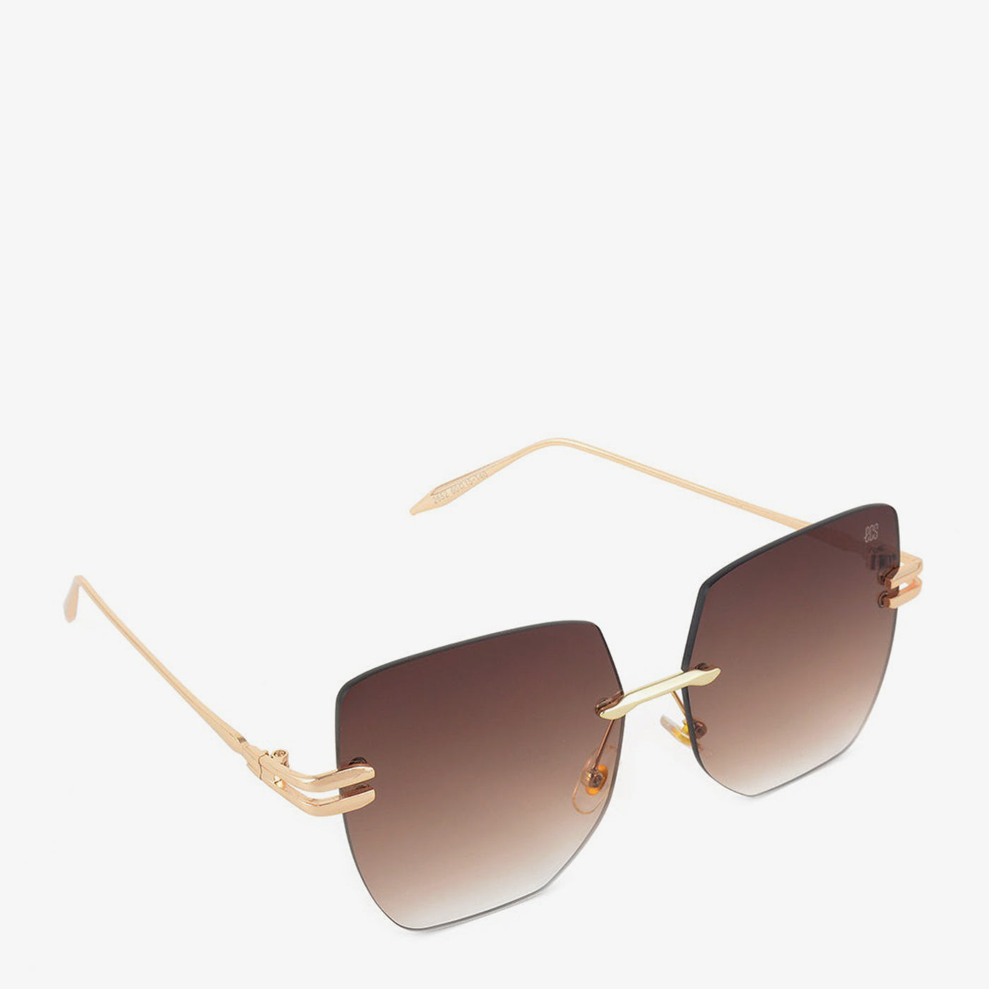 Rimless Geometric Sunglasses - Image 2