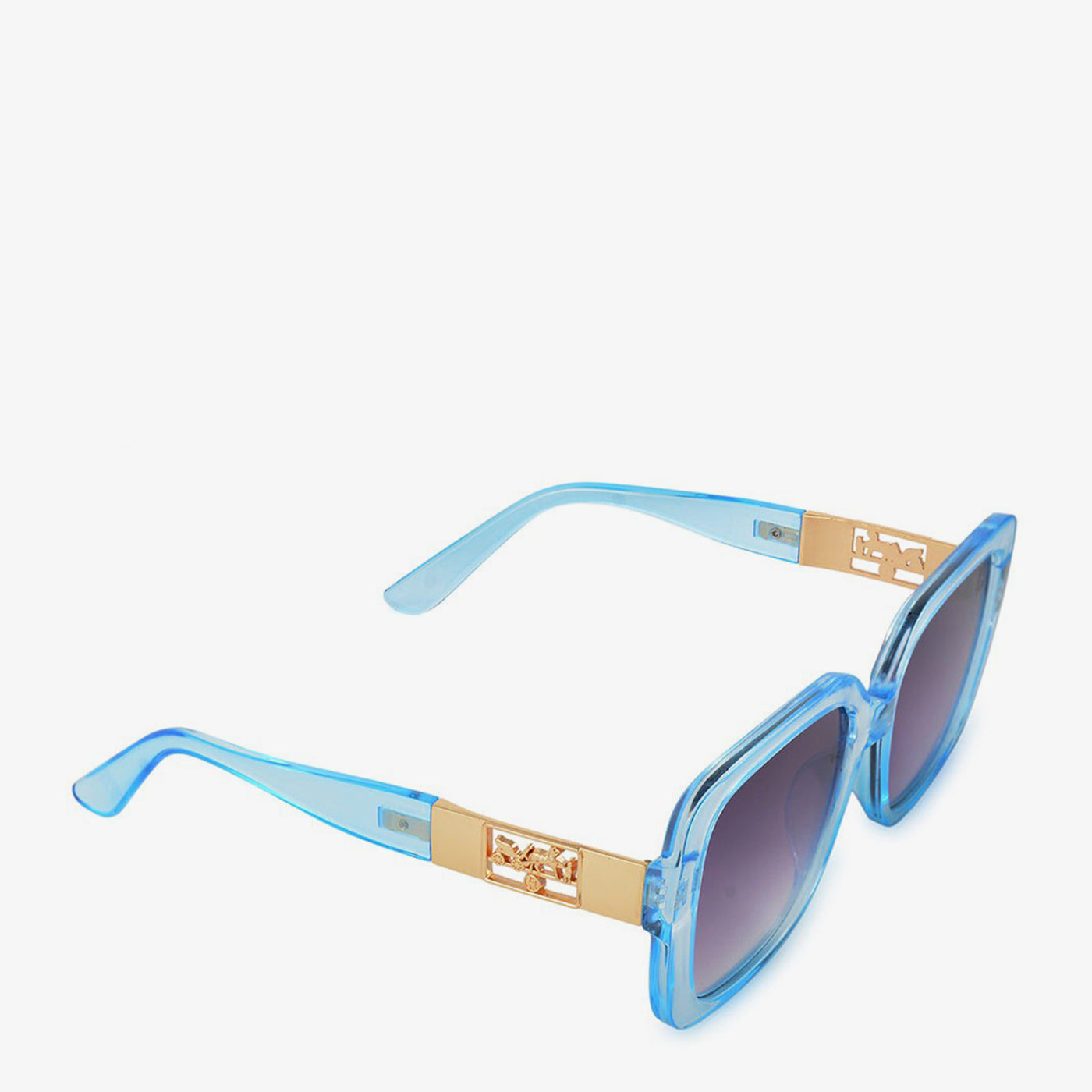 Blue Square Sunglasses - Image 3