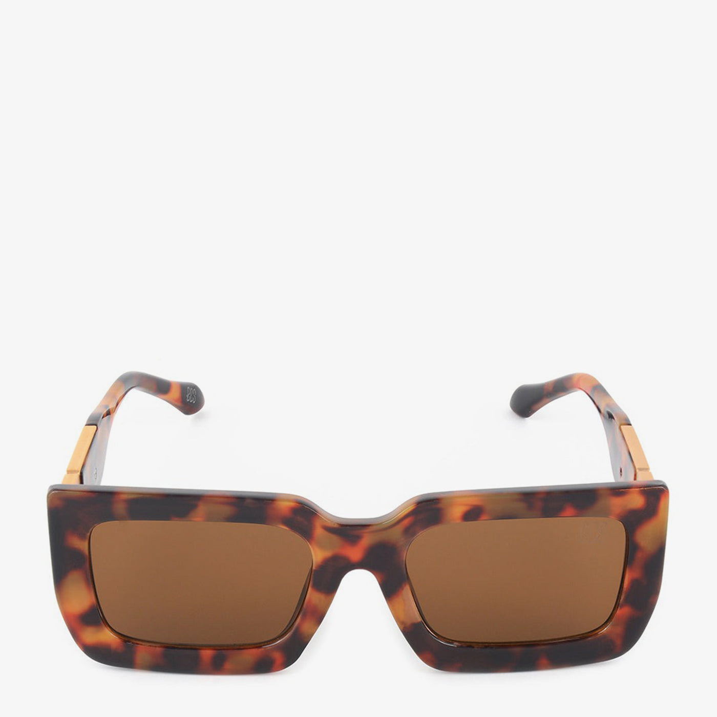 Tortoise Rectangle Sunglasses