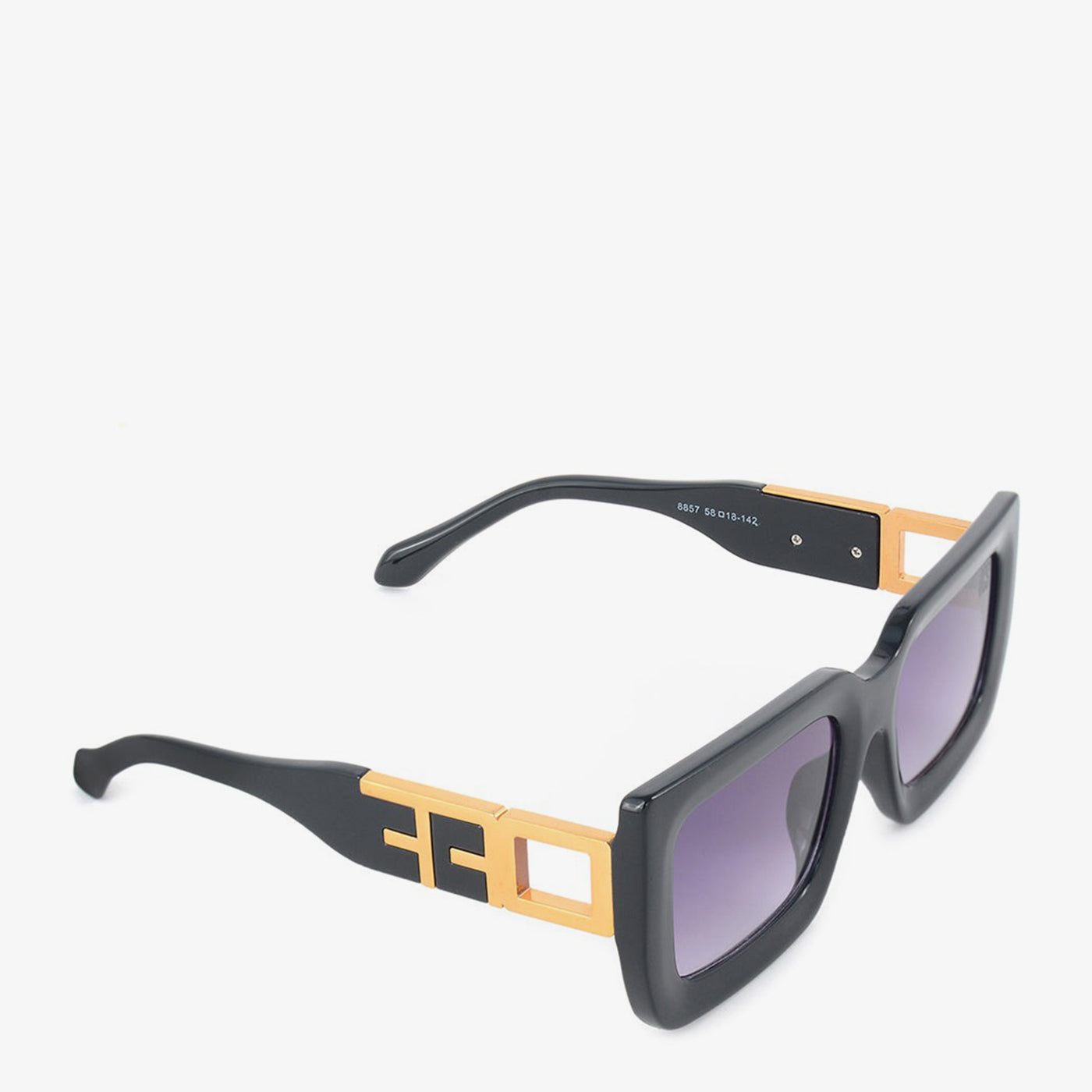 Tortoise Rectangle Sunglasses - Image 6