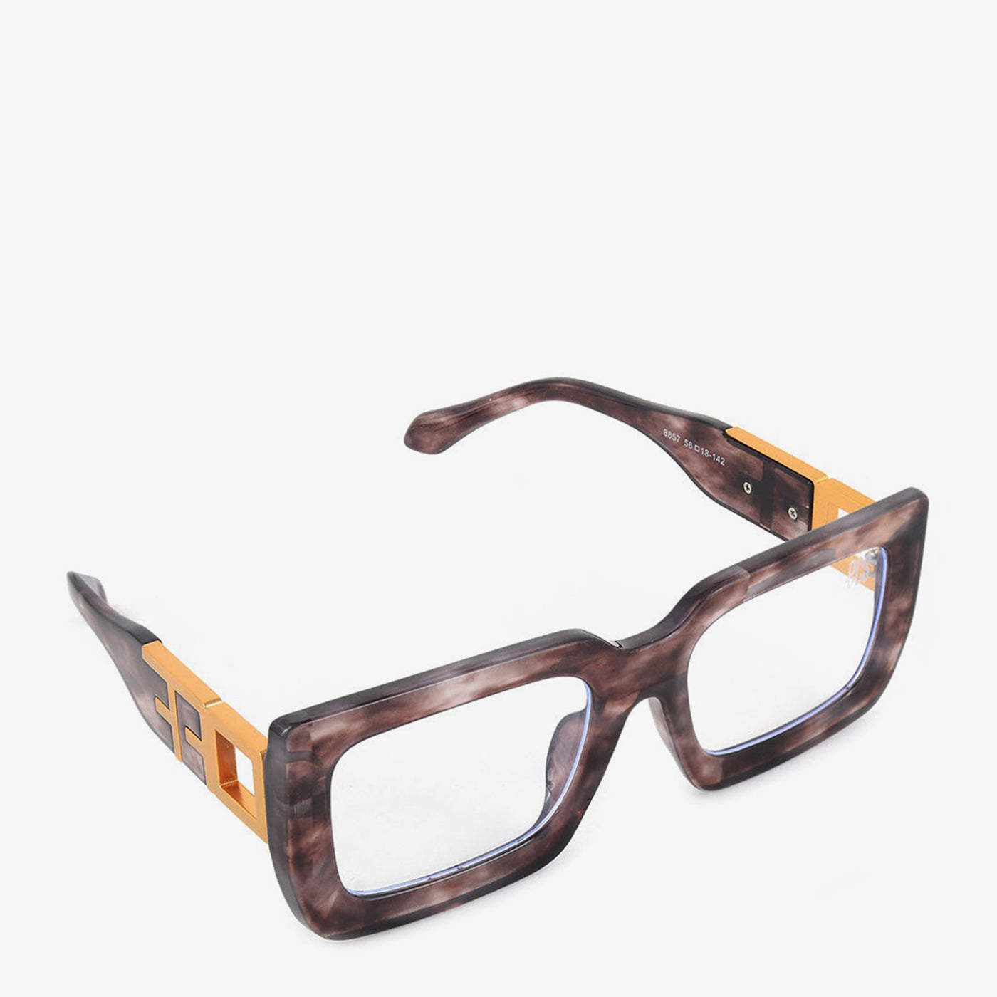 Tortoise Rectangle Sunglasses - Image 8