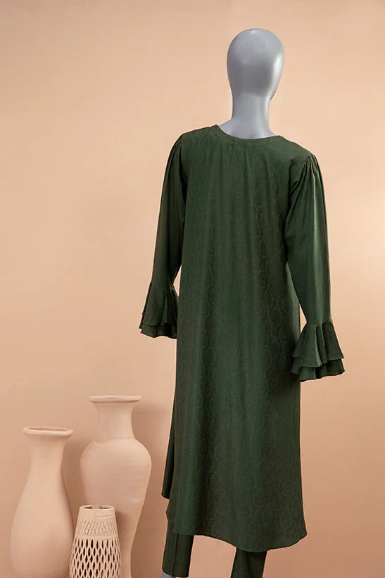 Green Jacquard Shirt - Image 2