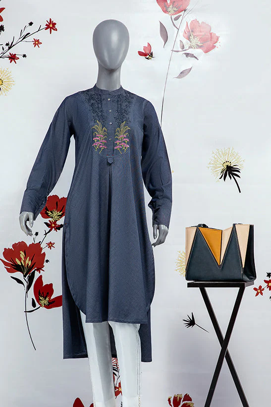 Wintry Blue Shirt