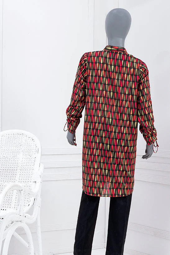 Multi-Color Khaddar Top - Image 2