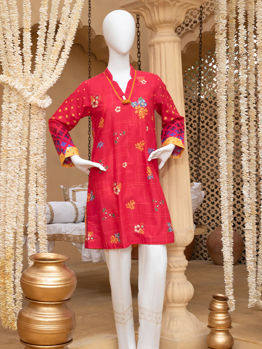 Digital Printed Lawn Shirt
