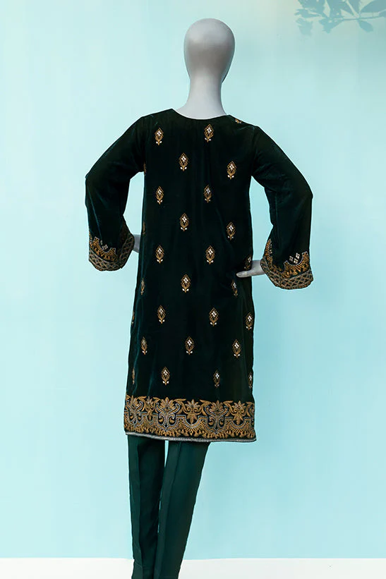 Green Velvet Shirt - Image 2