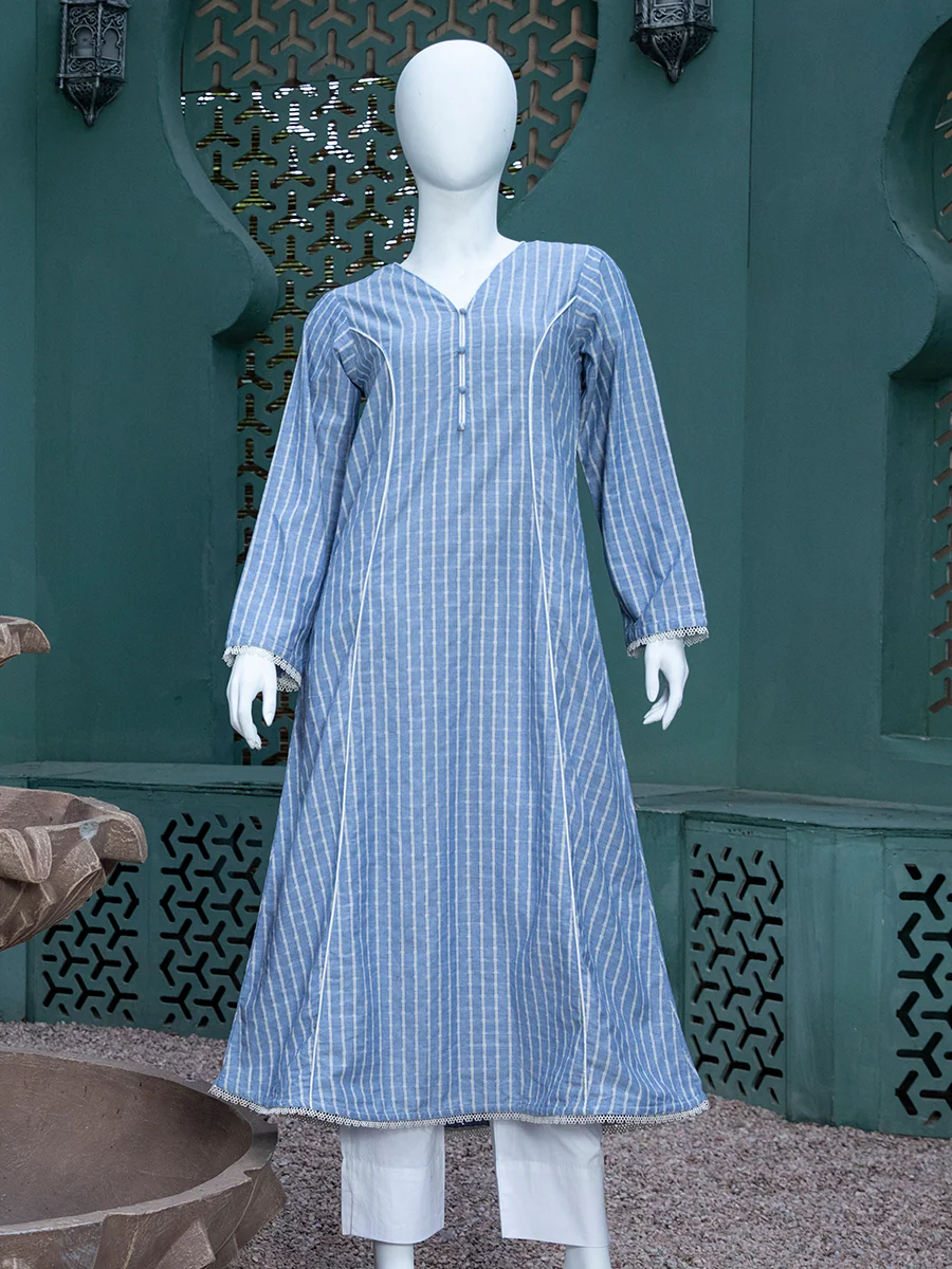 Blue Dobby Shirt